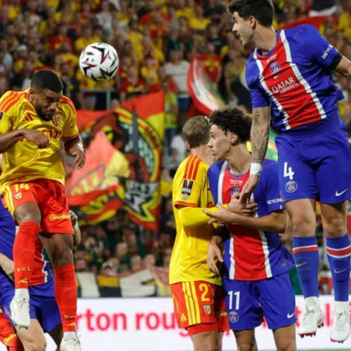10-man Lens stun PSG 1-0 to win French Champions’ Trophy