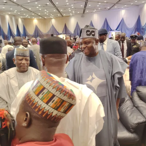 Happening now: APC national chairman, deputies, others arrive Blueprint award ceremony