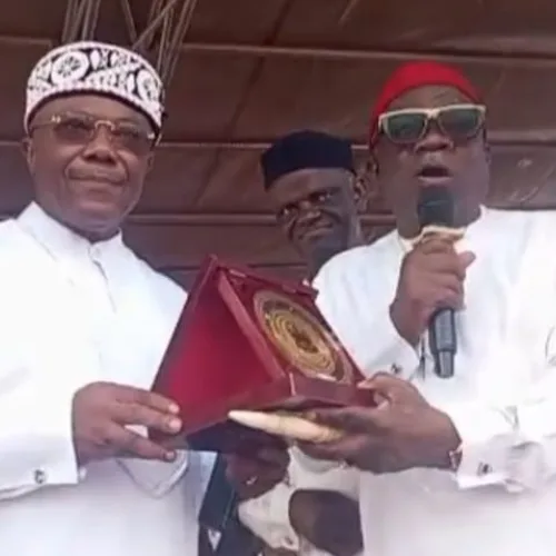 The Hero of Iri-Ji Mbaise 2026 Festival PGU Madu Honoured as Grand Patron and Donates N5m transferred