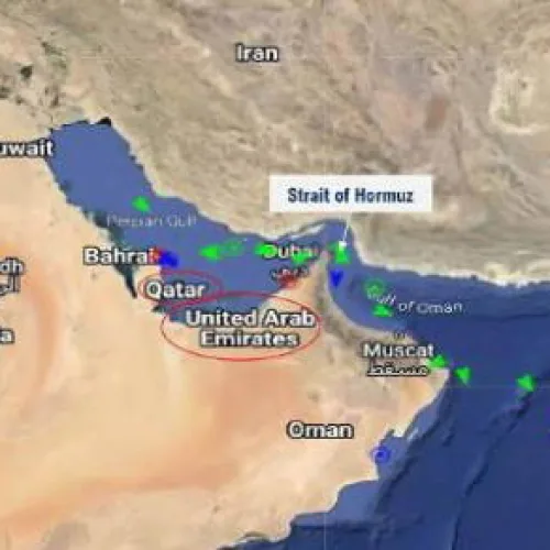 Trump posts map showing Strait of Hormuz as US territory