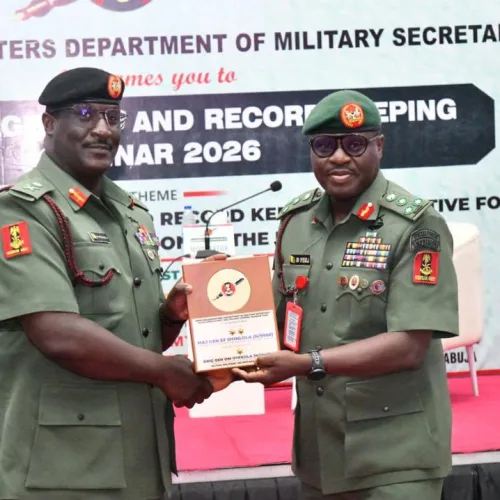 Efficient data management, record keeping indispensable to building professional, combat ready army – COAS