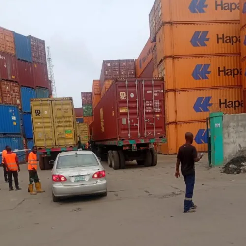 Container truck queues trigger gridlock, cripple activities in Mile 2, Kirikiri