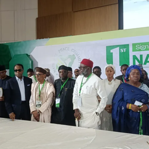 2027: Atiku absent as Tinubu, Obi, others sign peace accord in Abuja