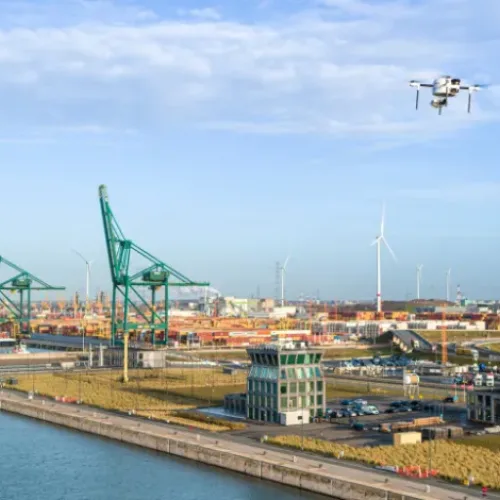 What Antwerp’s port drones should teach West Africa