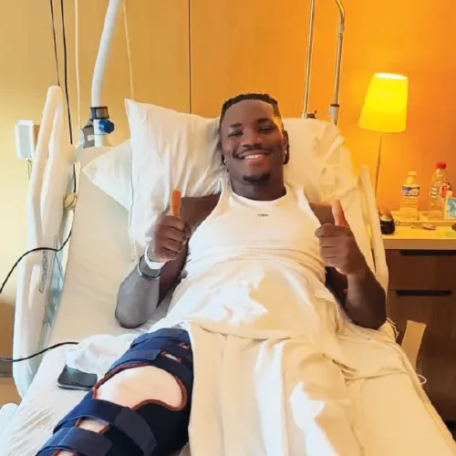 Uche undergoes  successful knee surgery