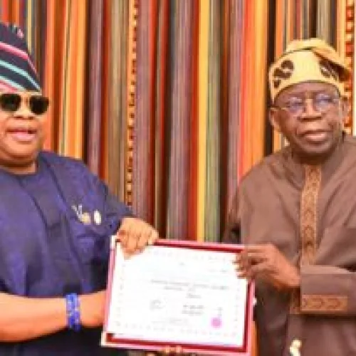 Tinubu urges Adeleke to promote unity, reconciliation in Osun