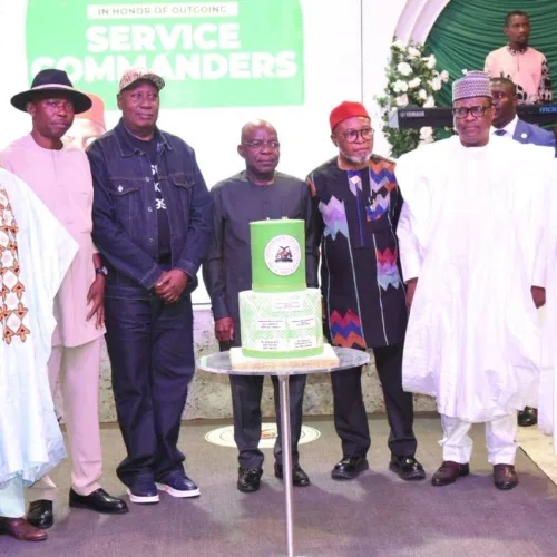 When Otti honoured outgoing security chiefs for meritorious service in Abia, By Ferdinand Ekeoma