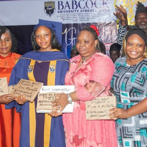 Babcock VC urges graduating students to embrace new opportunities