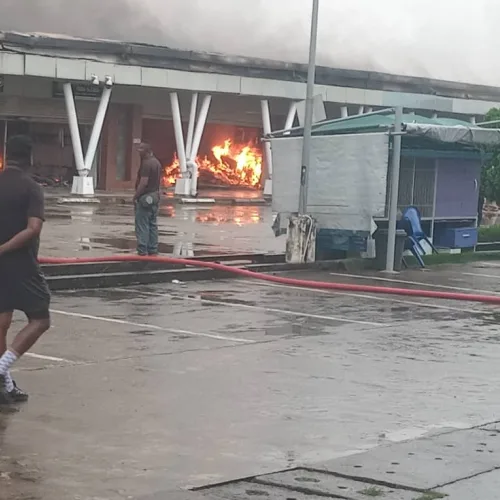 Fire outbreak rocks SPAR outlet in Calabar