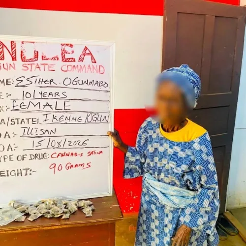 NDLEA arrests 101-year- old woman, intercept cocaine in fufu