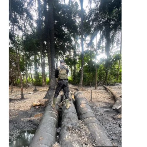 Navy disrupts illegal refining, recovers 103,000 litres in Rivers