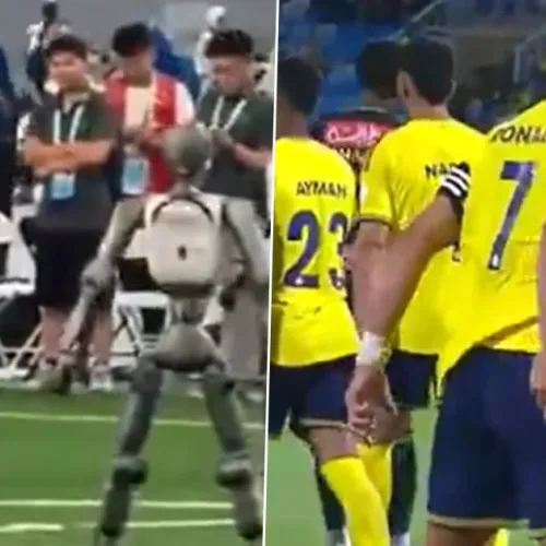 VIDEO: Humanoid robot mimics Ronaldo’s iconic ‘siuuu’ celebration