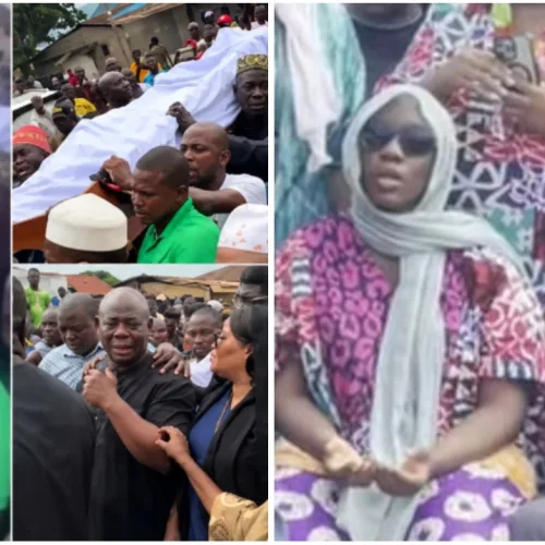 Tears as Nollywood legend Taiwo Hassan ‘Ogogo’ is laid to rest