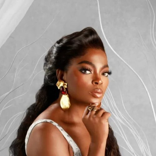 Funke Akindele Is 49! See Her Gorgeous Silver Birthday Look