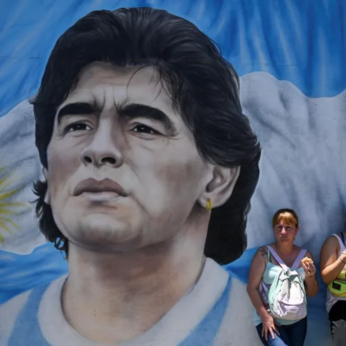 Maradona’s ‘Hand of God’ ball sells for £2.5 million 