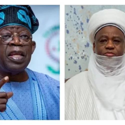 Tinubu sends powerful message to Sultan
