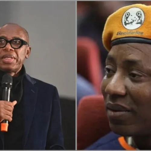 VIDEO: Shut up when politicians are talking, Amaechi blasts Sowore