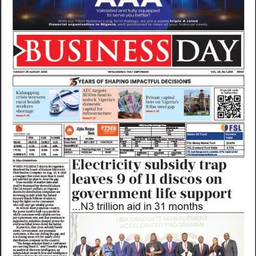 BusinessDay 25th Aug 2026