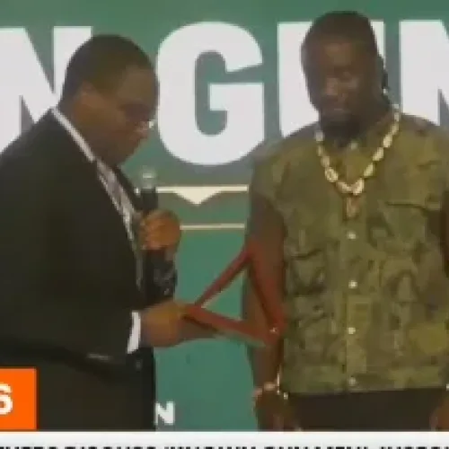 NBA presents award to VeryDarkMan at annual conference