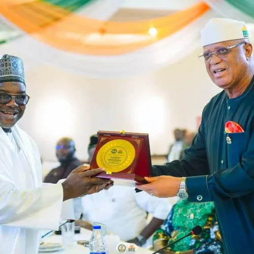 Gov. Eno Honored By Nurses, BOHNAPFHI For Health Sector Reforms