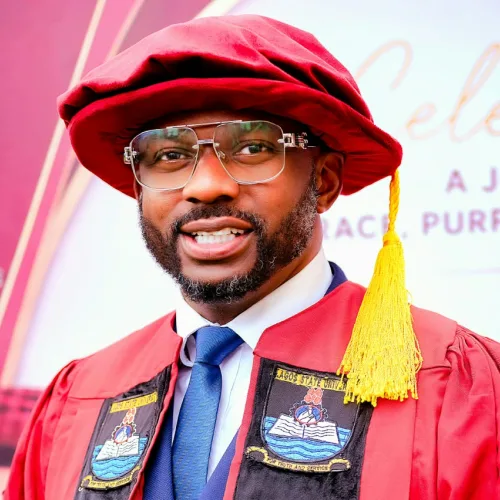 Lagos Diaspora Agency Chief, ESV Dr. Jermaine Sanwo-Olu, Bags PhD