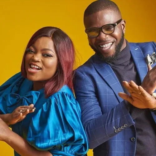 VIDEO: Funke Akindele, ex-husband JJC Skillz spotted together in France 