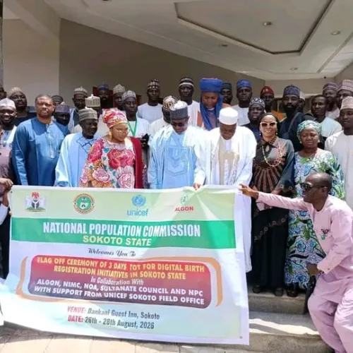 NPC, UNICEF Equip Sokoto ALGON For Digital Birth Registration