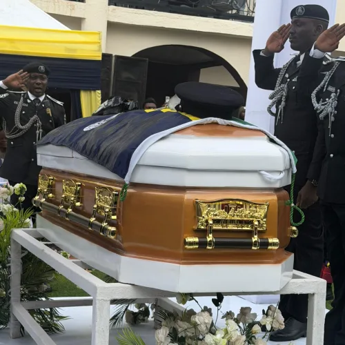 Nigeria Police Force Pays Last Respects to Retired AIG Emmanuel Ifeanyi Ezeozue in Nanka
