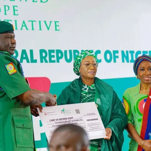 Oluremi Tinubu donates N819m to 1,638 widows of fallen officers