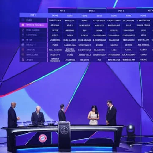 Arsenal hit with Real Madrid, Bayern as PSG draw Barcelona, Man City