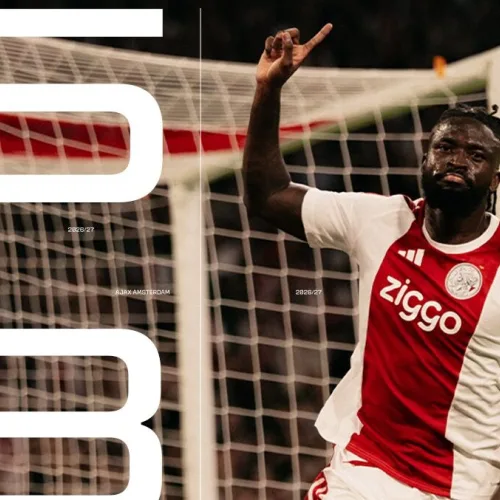 Conference League: Arokodare strikes twice as Ajax beat Sion to reach League phase