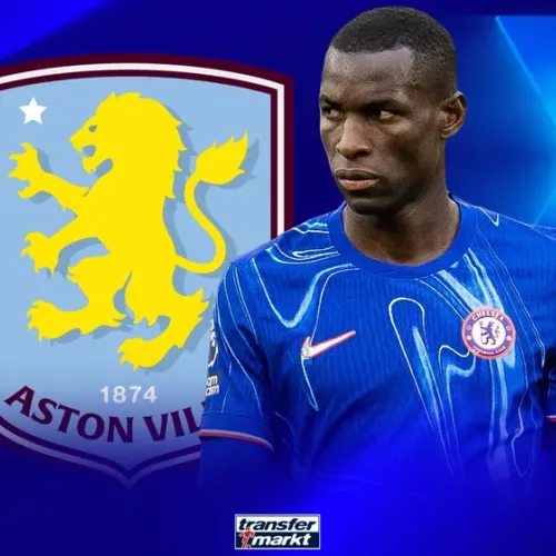 Aston Villa sign Senegalese striker Jackson from Chelsea