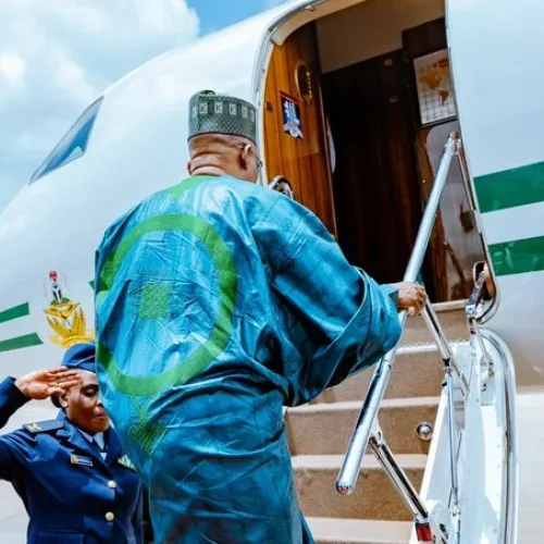 Shettima departs Abuja for AU summit in Angola