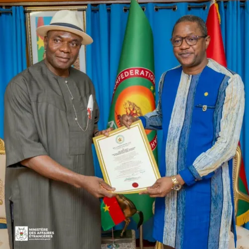 Burkina Faso seeks partnership review with Nigeria as Endoni presents credentials