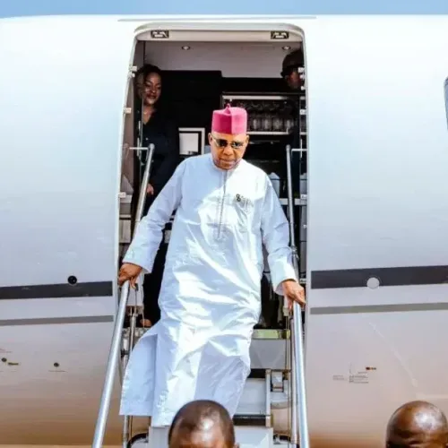 Shettima arrives in Luanda for AU summit