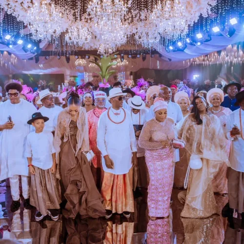 Govs, Traditional Rulers, Others Storm Asaba As Oborevwori’s Son Weds Tobore