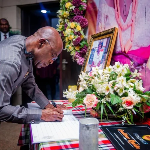 Governor Otti Visits Amaechi, Mourns Late Mother