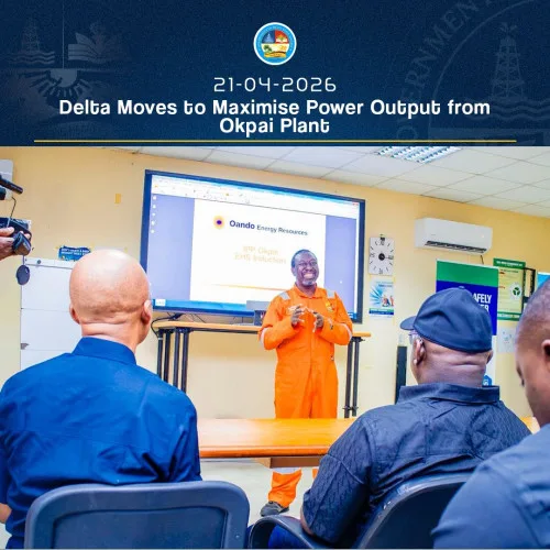 Delta State Government sets to improve electricity supply via Okpai Independent Power Plant